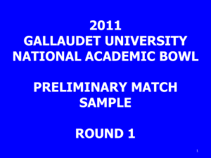 1 , -1 - Gallaudet University