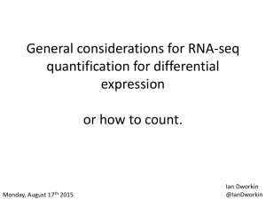 Cluster fuck? RNA-seq quantification for differential expression and