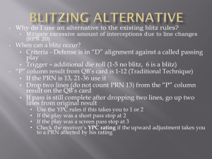 Blitzing Alternative