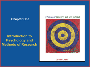 Myths and Misconceptions of Psychology