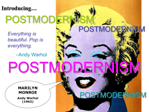 MARILYN MONROE Andy Warhol (1962)