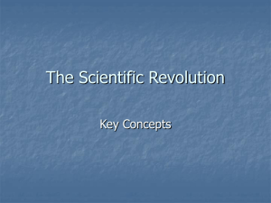 The Scientific Revolution and the Enlightenment