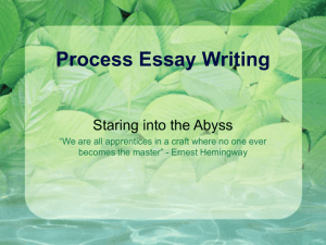 Process Papers for Students