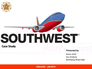 SouthWestAirlines Case Study