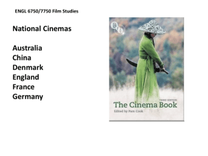 Film Studies: National Cinemas - The Homepage of Dr. David Lavery
