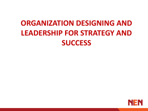 PPT on Organization Designing and