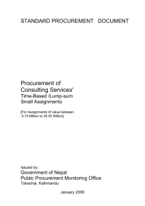 RFP Time Based Lumsum Small Assignment_Value