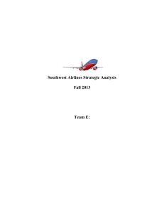 Southwest Airlines - NMHU International Business Consulting