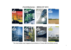 D'architecture - JP Media Sales