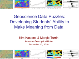 Modes of Inquiry in Earth Science - Lamont