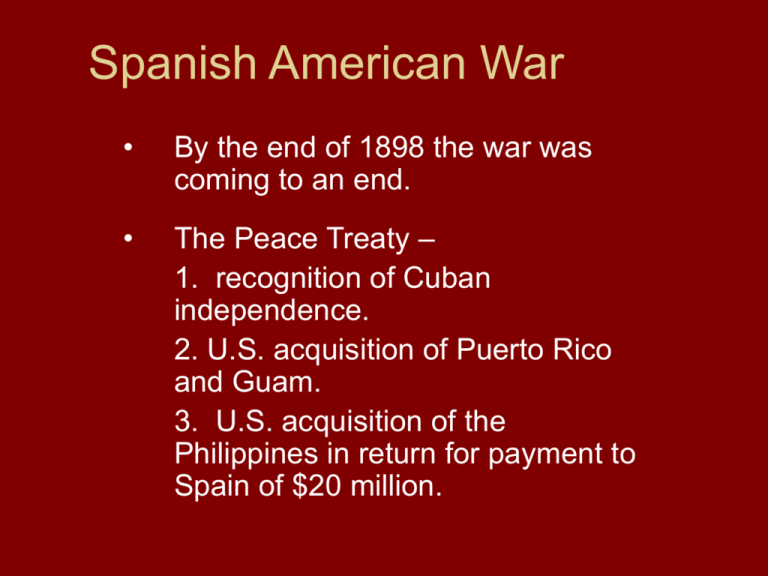 Spanish American War