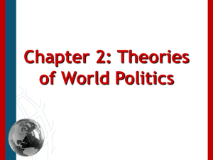Theories of World Politics