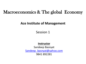 Macroeconomics Term III Ace Institute of