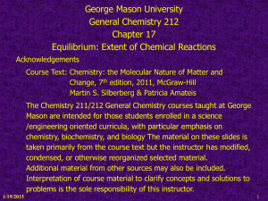 Equilibrium - Gmu - George Mason University