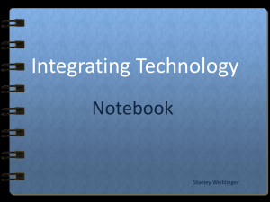 Integrating Technology - CMU