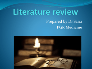 Literature review