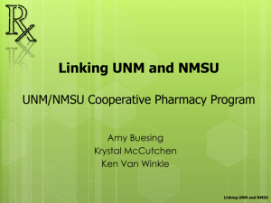 Linking UNM and NMSU - New Mexico Academic Advising