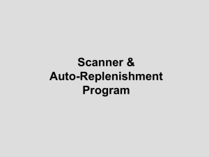 scanner & autoreplenish program