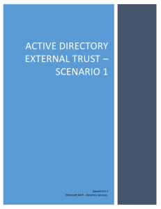 active directory external trust * scenario 1 - TechNet Gallery