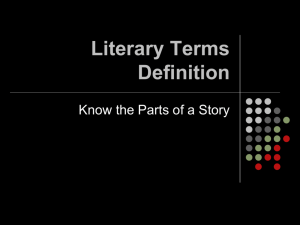 Literary Terms Definition