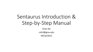 Sentaurus Introduction & Step-by-Step Manual