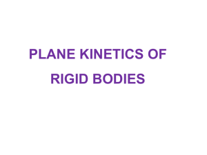 Kinetics of Rigid Bodies