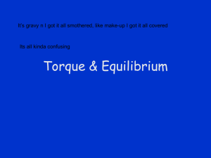 Torque & Equilibrium1151