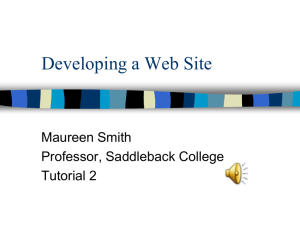 Tutorial 2 - Saddleback College