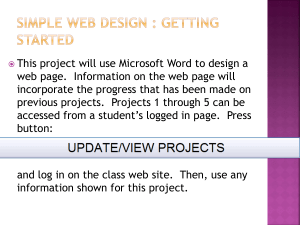 Simple web design
