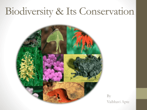 Lecture_6_Biodiversity & Its Conservation