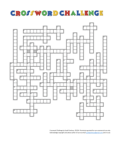 Lenten Crossword Challenge 2014