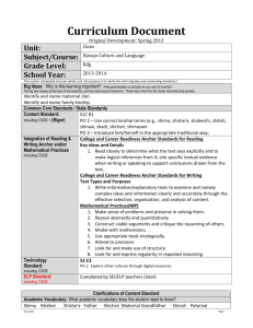 NCL Grades K-8 Curriculum