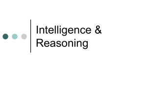 to partial notes for Intelligence