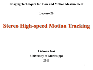 Stereo High-speed Motion Tracking