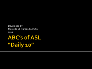 ASL 2 EQs - Glynn County Schools