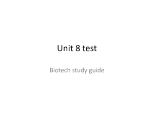 Biotech quiz review