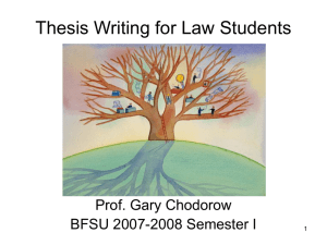 PPTs for Thesis Writing--Final Version