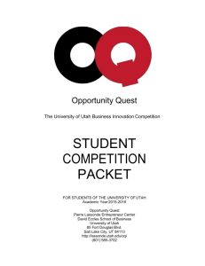 OQ Competition Packet 2016 - Lassonde Entrepreneur Institute