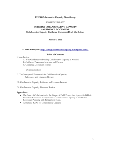 Collaborative Capacity Guidance Document Draft Mar 8