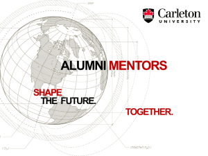 Alumni Mentors - Carleton Alumni