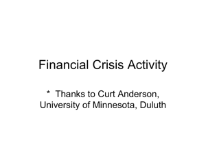 Financial Crisis Activity1