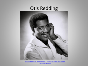 Otis Redding - Scott D. Lipscomb