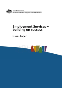 Employment Services * building on success