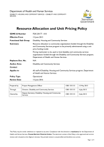 Policy Template - Department of Health and Human Services