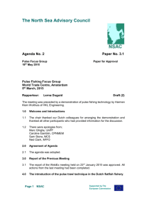 Paper 3.1 Pulse Trawl FG meeting report 05 03 2015
