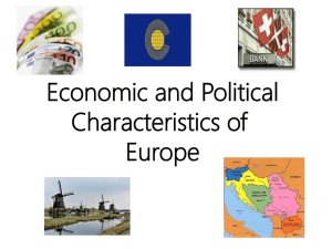 Europe Economic Characteristics