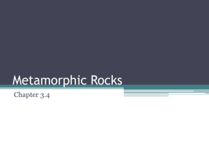 Metamorphic Rocks