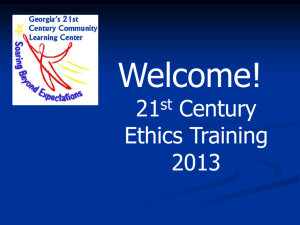 Ethical Leadership - Wilkes County Schools