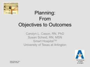 From Learning Objectives to Outcomes | Carolyn Cason