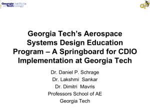 Georgia Tech Proposed Approach for K2E Education and